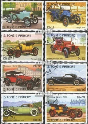 Produktbild von Briefmarken Sao Tome e Principe 1983 Mi 852A-859A (kompl.Ausg.) gestempelt Autos