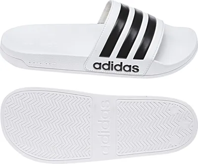 Zdjęcie produktu dla Adidas Adilette Cloudfoam, Męski, Dorosły, Slajdy, Czarny, Biały, Obraz, Syntetyk
