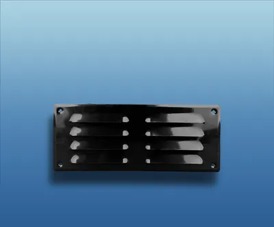 Produktbild von Kiemenblech Metall Serie MW : 260x105mm schwarz Größe: 260x105mm Farbe: schwarz