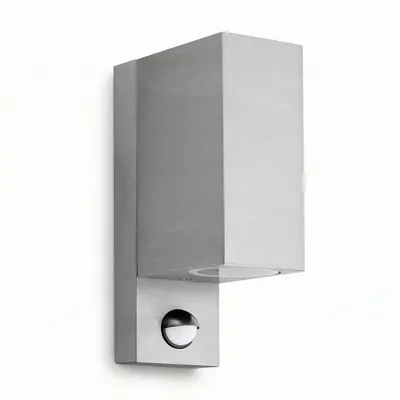 Produktbild von Maxkomfort Außenwandleuchte 1268E1-SN IP44 Up&Down mit Bewegungsmelder