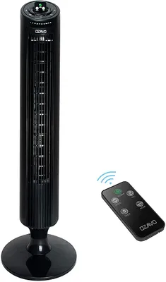 Produktbild von OZAVO OZ260 Turmventilator, Energiesparend Standventilator mit Fernbedienung, 84cm Ventilator, 3 Einstellbare Geschwindigkeitsstufen 3 Lüftungs Modi Timer mobiler Lüfter