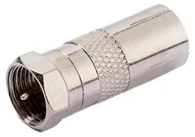 Image de VIVanco™Adaptateur Type F Femelle Vers Coaxial Mâle