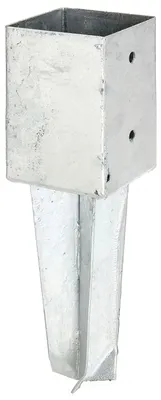 Produktbild von Alberts 211868 Bodenhülse | für Vierkantholzpfosten, zum Einschlagen | feuerverzinkt | 91 x 91 mm
