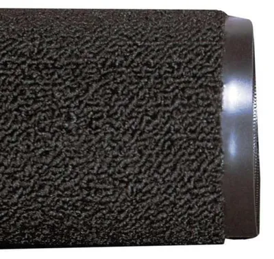 Eingangsmatte, Decalon-Schlingen, 3x6 Fuß, Schwarz, rutschfest