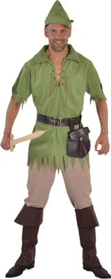 Produktbild von M212223-S grün Herren Robin Hood Jäger Kostüm Gr.S