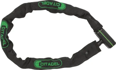 Produktbild von Fahrrad Kettenschloss 750 mm Länge 6 mm Gliederstärke Textilummantelung schlüsselsperrend