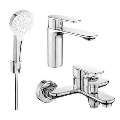 Obrázok produktu pre Mexen Milo R05 vaňová súprava, chrómová - 71303R05-00