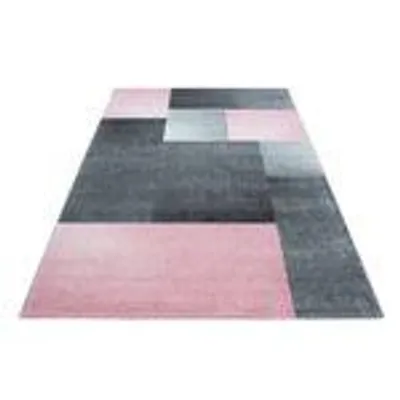 Produktbild von Homebyhome Moderner Kurzflor Teppich - Abstraktes Design für Wohnzimmer & Schlafzimmer, Grösse: 80x150 cm