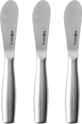Obrázok produktu pre Súprava nožov na posýpanie Boska Copenhagen / tri malé nože na posýpanie / nerezová oceľ / striebro / 130 x 18 x 10 mm