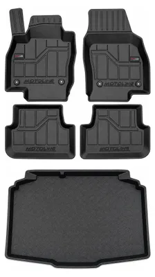 Productafbeelding van Wielganizator MotoLine TPE-automatten geschikt voor Skoda Fabia IV (2021-), 4 + 1 kofferbakmat 28040