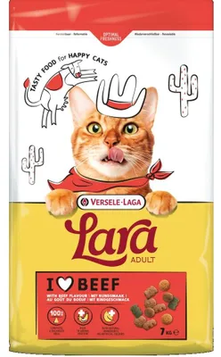 Productafbeelding van VERSELE-LAGA Lara Adult Beef - droogvoer voor katten - 7 kg