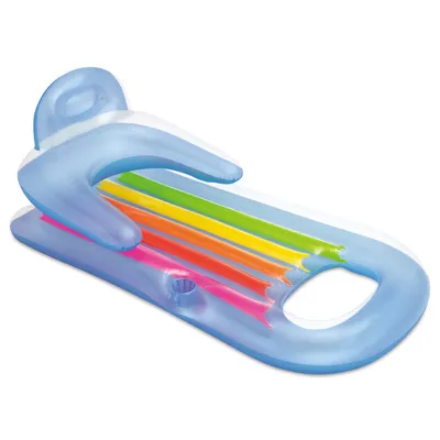 Zdjęcie produktu dla Materac dmuchany, do pływania, fotel plażowy, King Kool, Intex 58802 niebieski