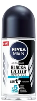Immagine prodotto di Nivea Deoroller Men Black & White Invisible Fresh - 50 ml
