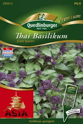 Produktbild von Quedlinburger Saatgut - Thai-Basilikum Siam Queen - Samen - 290913