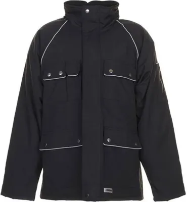 Produktbild von PLANAM Winterparka Canvas 320 2194-schwarz/schwarz Größe XXL