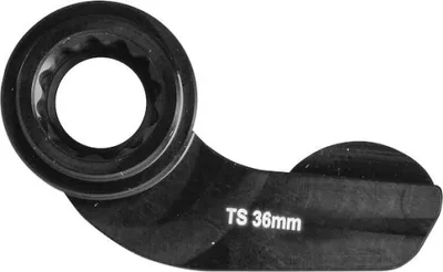 Image de Support de couple standard noir - fixation stable de la tige de pédale.