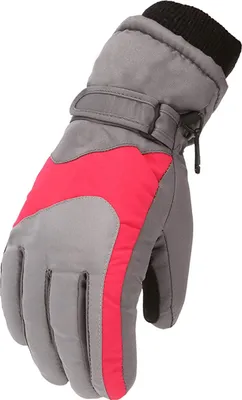Produktbild von Kinder Skihandschuhe wasserdichte und Winddichte Schneehandschuhe Warme Handschuhe Winterhandschuhe für 6-11 Jahre Jungen Mädchen Skifahren Wandern Radfahren-Grau