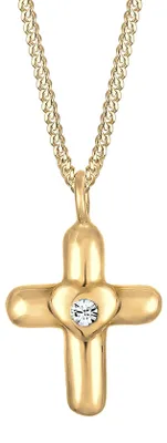 Productafbeelding van Elli meisjesketting, 925 sterling zilver, kristal