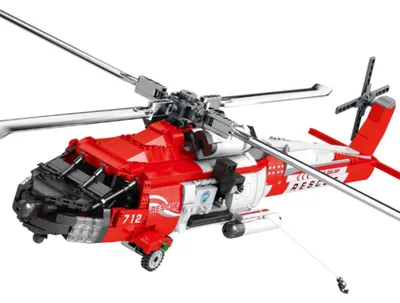 Produktbild von Reobrix 33026 Rettungshubschrauber Klemmbaustein 1137 Teile ab 14