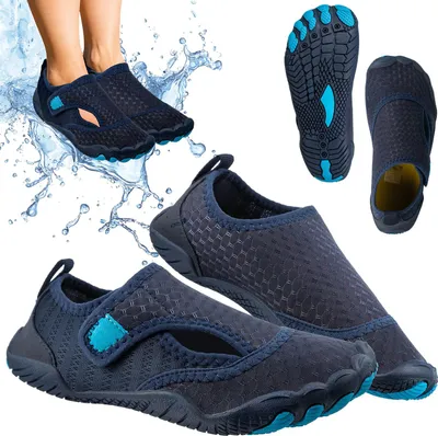 Produktbild von Outtec® Kinder Wasserschuhe, Badeschuhe, Schwimmschuhe, Strandschuhe - Größe 24 - Ultraleicht, Flexibel, Schnelltrocknend