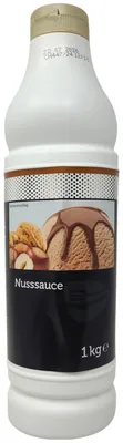 Produktbild von TGQ Nuss Sauce Dessertsauce 1kg Squeeze Flasche Eis Dessert Topping Garnitur