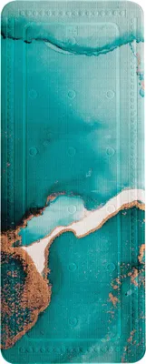 Produktbild von Kleine Wolke Wanneneinlage TEAL Petrol 36 x 92 cm