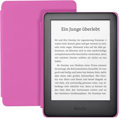 Produktbild von Amazon Kindle Kids Edition, 15,2 cm (6"), E Paper, AZW, AZW3, DOC, DOCX, HTML, MOBI, PDF, PRC, TXT, GIF, JPEG, PNG, 8 GB, USB 2.0