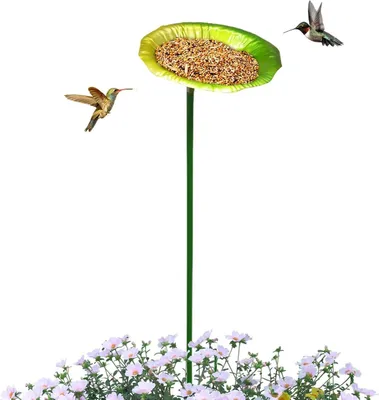 Produktbild von Metallene Vogeltränke mit Sockel für den Außenbereich und Garten