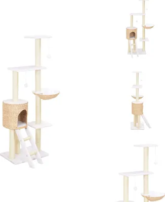 Image de vidaXL Arbre à chat Sisal Herbes marines - Arbres à chats