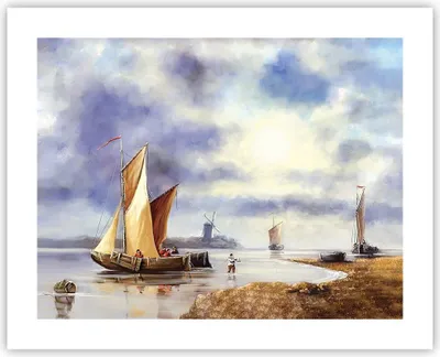 Produktbild von Poster - Poster ohne Rahmen - Fischer Schiff Fan - 50x40 cm - Wand Bild - Wanddeko - Wandbilder - Kunstposter - Wandposter - Bilder - Kunstdruck - Wanddekoration - Wandbild - P2XAA50x40-4318