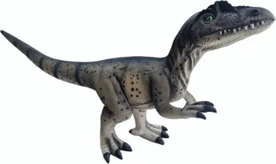 Produktbild von Casa Padrino XXL Garten Deko Skulptur Dinosaurier Grau / Schwarz 215 cm