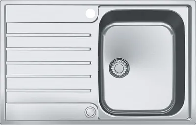 Zdjęcie produktu dla Franke Maris Argos mycie powierzchni Zlewozmywak ze stali szlachetnej AGX 211-78 Przycisk ze stali szlachetnej od 45 cm 127.0476.541