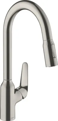 Produktbild von Spültischmischer DN 15, mit Ausziehbrause Edelstahl-Optik edelstahl-optik 220, Ausziehbrause