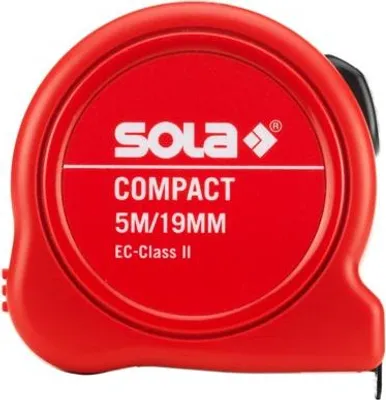 Produktbild von COMPACT-Stahl-Rollmaßband 19 mm, 5 m – SOL 50500501