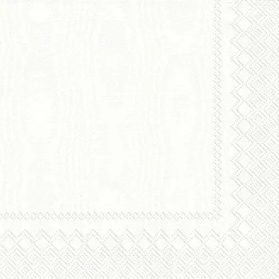 Immagine prodotto di IHR MOIREE tovaglioli bianchi grandi 33x33 cm