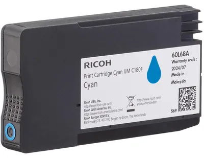 Immagine prodotto di Ricoh Patrone IJM C180F   cyan       1600 Seiten