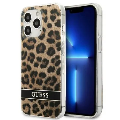 Obrázek produktu pro Pouzdro Guess GUHCP13LHSLEOW pro iPhone 13 Pro, 13 6,1", černo-hnědé
