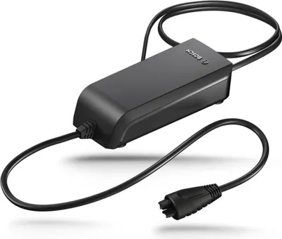 Produktbild von BOSCH Compact Charger, 2A Ladegerät, in Schmuckverpackung mit EU Netzkabel und Bedienungsanleitung