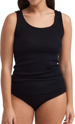 Productafbeelding van Onderhemd dames - Tanktop van 100% biologische merinowol - Geribbeld - Mulesingvrij