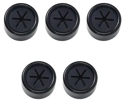Immagine prodotto di 5 portasciugamani adesivi, colore nero