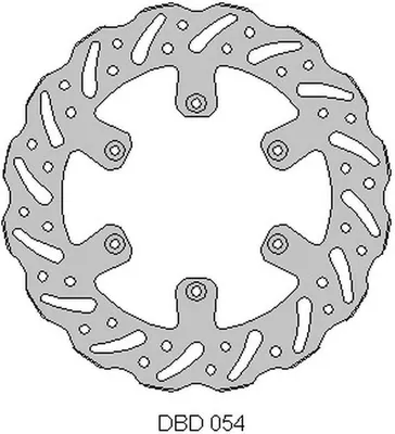 Obrázok produktu pre Bremsscheibe Vorne Gas-Gas 125/200/250/300/450 '95-21, Welle (260X108.2X4Mm) (6X6.5Mm) (Ng731)