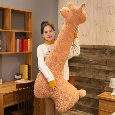 Zdjęcie produktu dla Solidchoice - Miękisz w kształcie alpaki, 100 cm, pluszowa zabawka