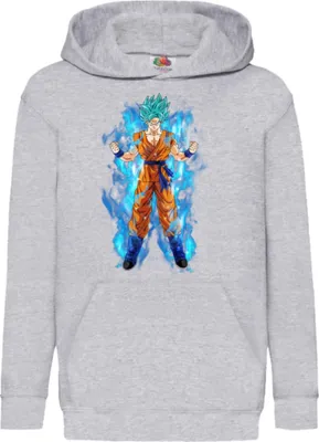 Immagine prodotto di Felpe con cappuccio per bambini Dragon Anime Manga Ball Z 05, 12-13 Jahr - 152 / Gris