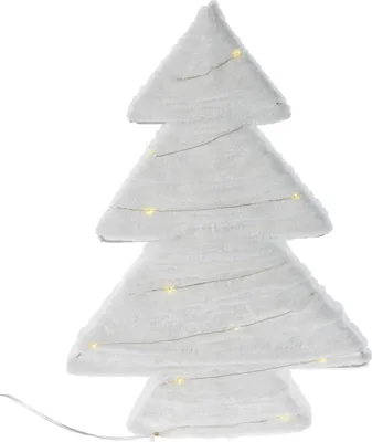 Produktbild von Dekorativer Weihnachtsbaum aus Stoff mit LED, 30 cm