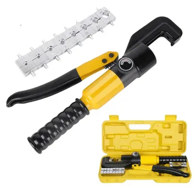 Obrázok produktu pre Hydraulické kliešte na krútenie, tlak 10 ton, ergonomická rukoväť, žltá farba
