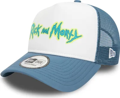 Produktbild von New Era A-Frame Mesh Trucker Cap - RICK and MORTY