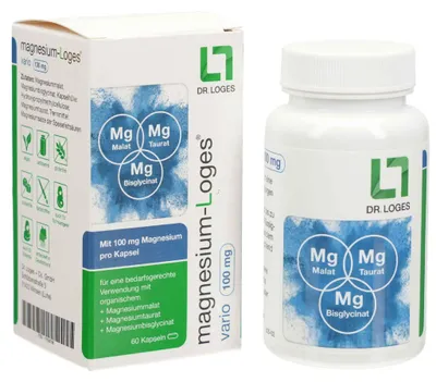 Immagine prodotto di Magnesio-Loges vario 100 mg capsule, 60 capsule