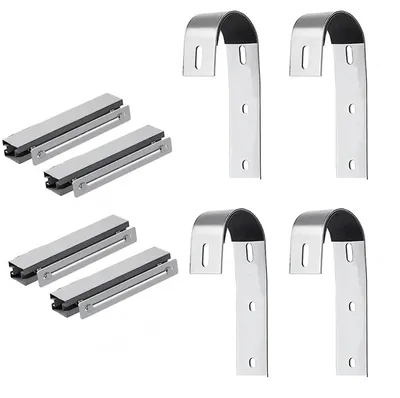 Produktbild von Balkonkraftwerk Balkonhaken Halterung Rund Geländer Haken Solar Balkonhalterung für 2 Solarpanel