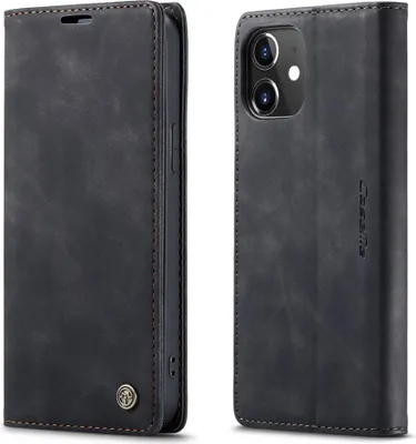 Produktbild von iPhone 12 Mini Hülle - CaseMe 013 Klapphülle - Schwarz
