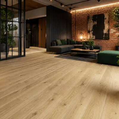 Zdjęcie produktu dla Podłoga drewniana Dąb Bright Grande 14 mm, BC1-DBE1-OX4-XXR-D14180-F
